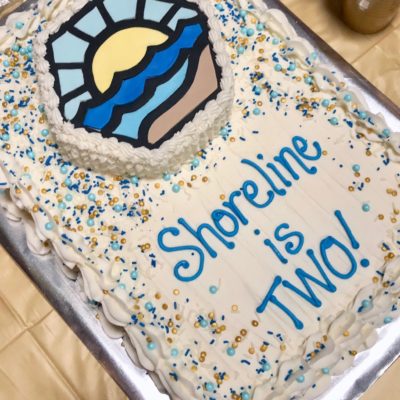 a birthday and a baptism: shoreline update